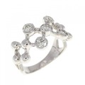K18WG ダイヤモンド リング 0.50CT