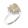 PT オパール リング 0.86CT
