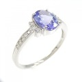 PT タンザナイト リング 1.15CT