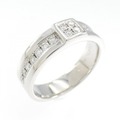 K18WG ダイヤモンド リング 0.285CT