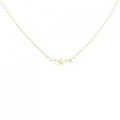 K18YG スター ダイヤモンド ネックレス 0.01CT