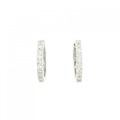 K18WG ダイヤモンド ピアス 0.30CT