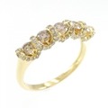K18YG ダイヤモンド リング 0.70CT