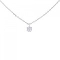 PT ソリティア ダイヤモンド ネックレス 0.20CT