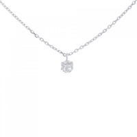 PT ソリティア ダイヤモンド ネックレス 0.20CT