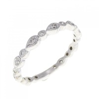 K18WG ダイヤモンド リング 0.26CT