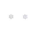PT ダイヤモンド ピアス 0.344CT 0.390CT E-F I1 VG-GOOD