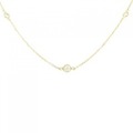 K18YG ダイヤモンド ネックレス 0.40CT
