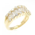 K18YG ダイヤモンド リング 1.28CT
