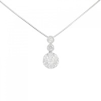 K18WG ダイヤモンド ネックレス 0.25CT