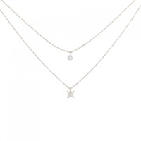 K18YG ダイヤモンド ネックレス 0.16CT