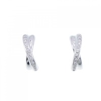 PT/K14WG ダイヤモンド イヤリング 0.30CT