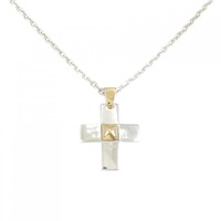 エルメス 925/750 クロス ネックレス