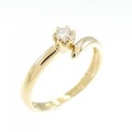 K18YG ダイヤモンド リング 0.09CT