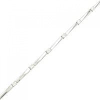 K18WG ダイヤモンド ブレスレット 0.50CT
