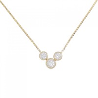 K18YG ダイヤモンド ネックレス 0.61CT