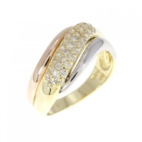 K18YG/PT/K18PG ダイヤモンド リング 0.28CT