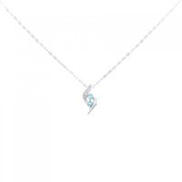 PT トルマリン ネックレス 0.05CT