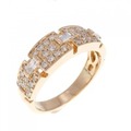 750PG ダイヤモンド リング 0.20CT