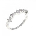 K18WG ダイヤモンド リング 0.12CT