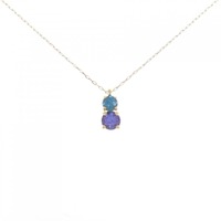 K18YG タンザナイト ネックレス 0.72CT