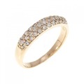 K18PG ダイヤモンド リング 0.30CT