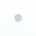 K18WG ダイヤモンド ピアス 0.25CT 片耳