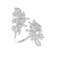 K18WG ダイヤモンド リング 1.35CT