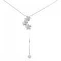 K18WG ダイヤモンド ネックレス 0.29CT