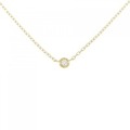 K18YG ダイヤモンド ネックレス 0.03CT