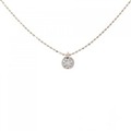 K10PG ダイヤモンド ネックレス 0.10CT