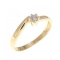 K18YG ダイヤモンド リング 0.07CT