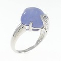 14KWG カルセドニー リング 6.553CT