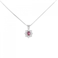 PT ルビー ネックレス 0.39CT
