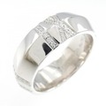 ティファニー アトラス X クローズド ワイド リング 0.20CT