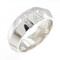 ティファニー アトラス X クローズド ワイド リング 0.20CT
