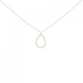 750WG ダイヤモンド ネックレス 0.09CT