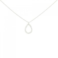 750WG ダイヤモンド ネックレス 0.09CT