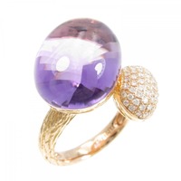 K18PG アメジスト リング 13.50CT