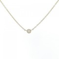 K18YG ダイヤモンド ネックレス 0.03CT