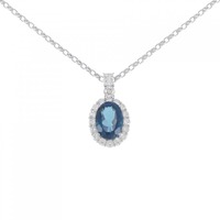 PT ブルートパーズ ネックレス 7.50CT