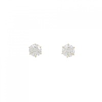 【新品】K18YG ダイヤモンド ピアス 0.552CT 0.551CT F SI2 Good