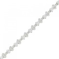 K18WG ダイヤモンド ブレスレット 0.85CT