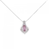 K18WG/750WG トルマリン ネックレス 0.81CT