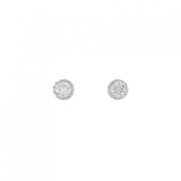 【リメイク】PT/ST ダイヤモンド ピアス 0.307CT 0.310CT D SI1 VG-GOOD