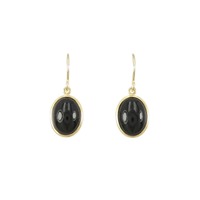 【新品】K18YG オニキス ピアス