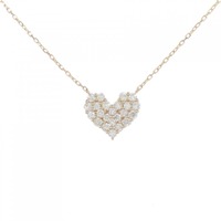 K18PG ハート ダイヤモンド ネックレス 0.50CT