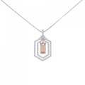 K18WG インペリアルトパーズ ネックレス 1.78CT