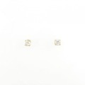 K18YG ソリティア ダイヤモンド ピアス 0.2CT