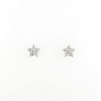 PT フラワー ダイヤモンド ピアス